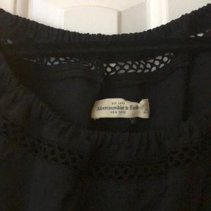 Abercrombie Finch black Romper size large